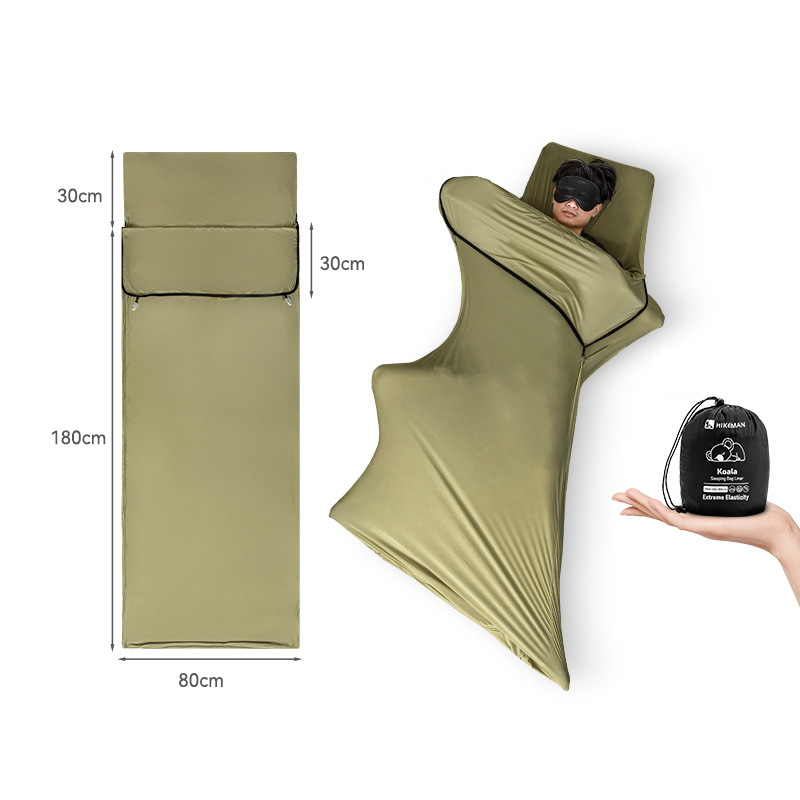 호텔리어 침낭 속담 초경량 휴대용 봉투형 스판 슬리핑담 야외 캠핑 속담 탈부착 가능 여행용 47,880원