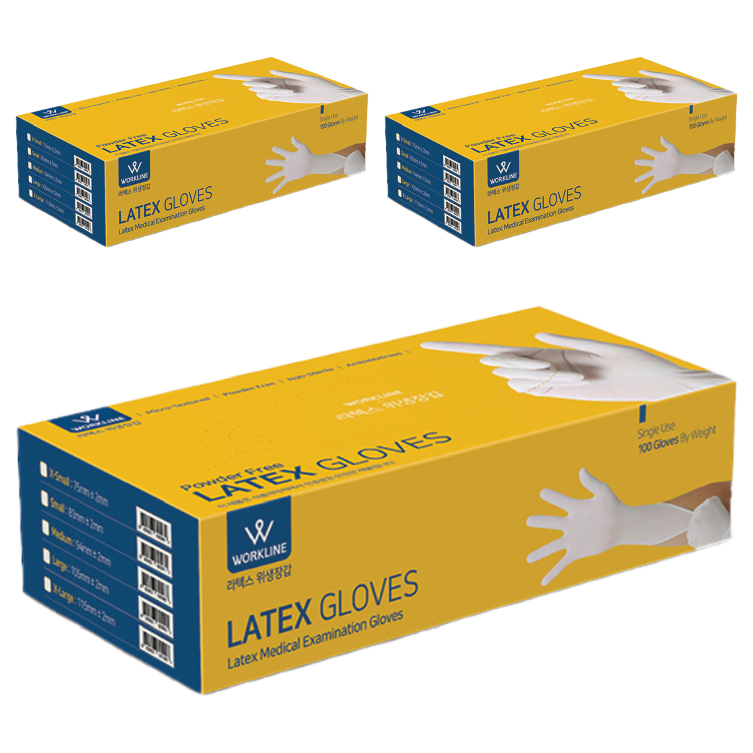 워크라인 라텍스 위생장갑 26,200원