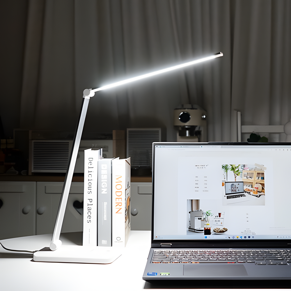NEW 오르홈 LED 스탠드 PRO 폴더블 고급형 무선충전 스마트 접이식 터치식 책상 공부 독서등 시력보호 스텐드, 단일색상, 현재가 33,480원