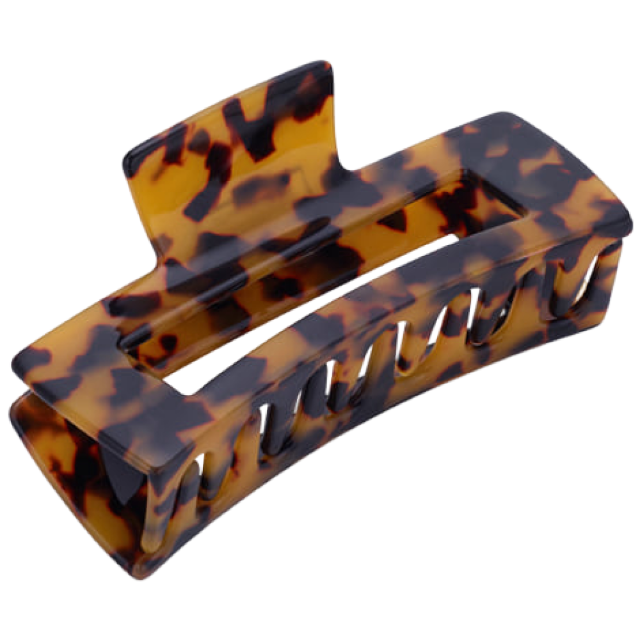 [엘르헤어] 레오파드 사각 집게핀 ELHC024 37,900원