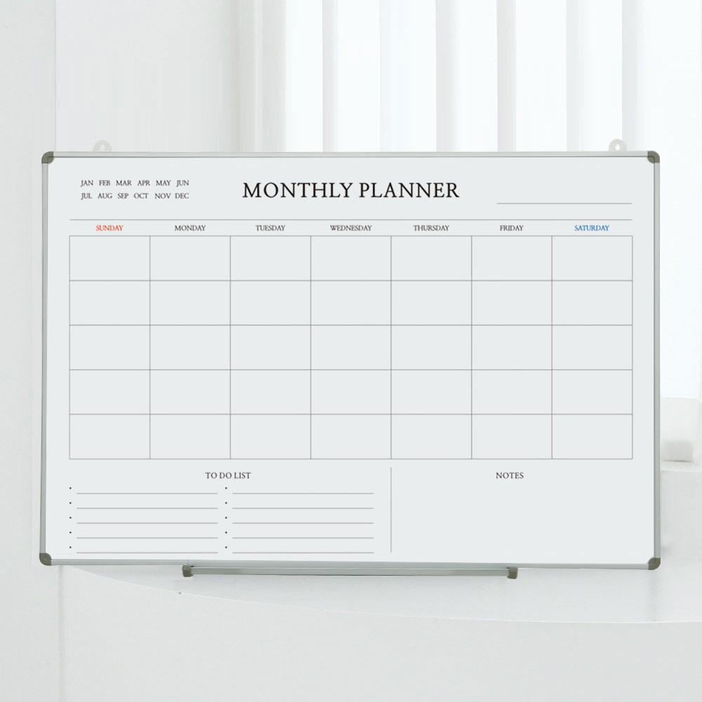 2025년 감성 캘린더 벽걸이달력 700x500 먼슬리플래너 일정관리표 화이트보드 제작 35,000원