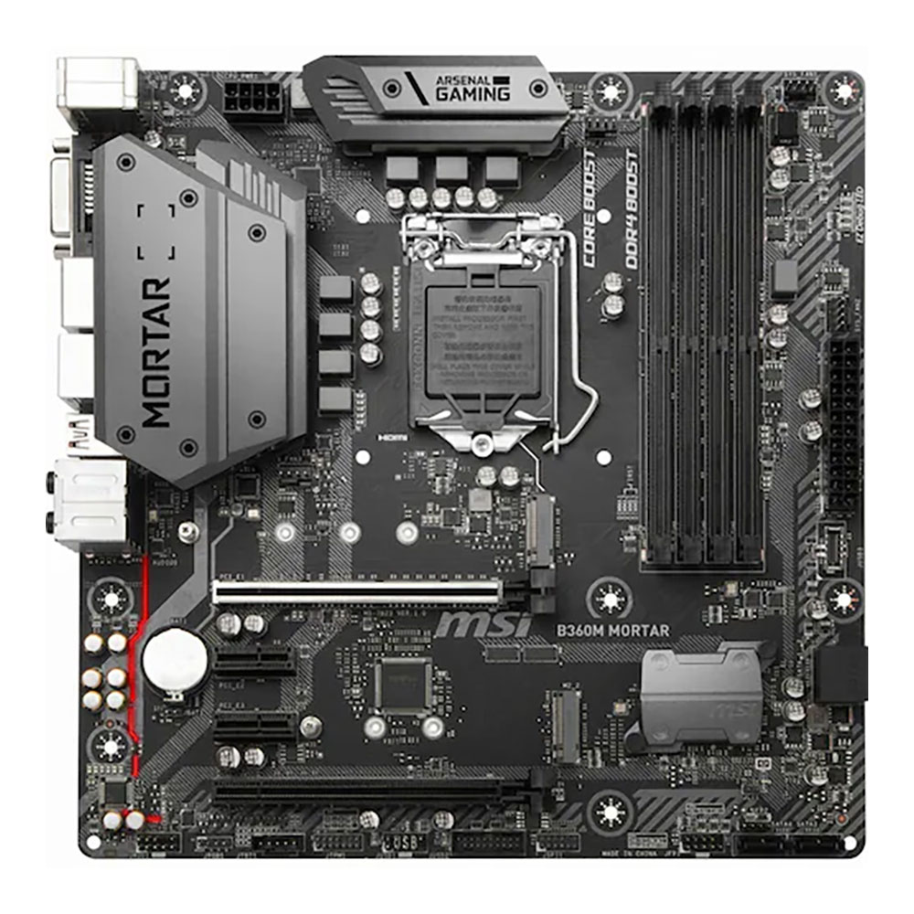 MSI B360M 박격포 M-ATX 1151v2 소켓 8세대 9세대 게이밍 메인보드 백패널 포함 81,900원