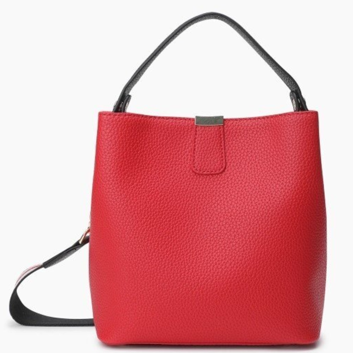 [백화점정품]  베네통 여성 배색 스몰 버킷백 데일리 캐주얼 (A/S보장) 214,000원