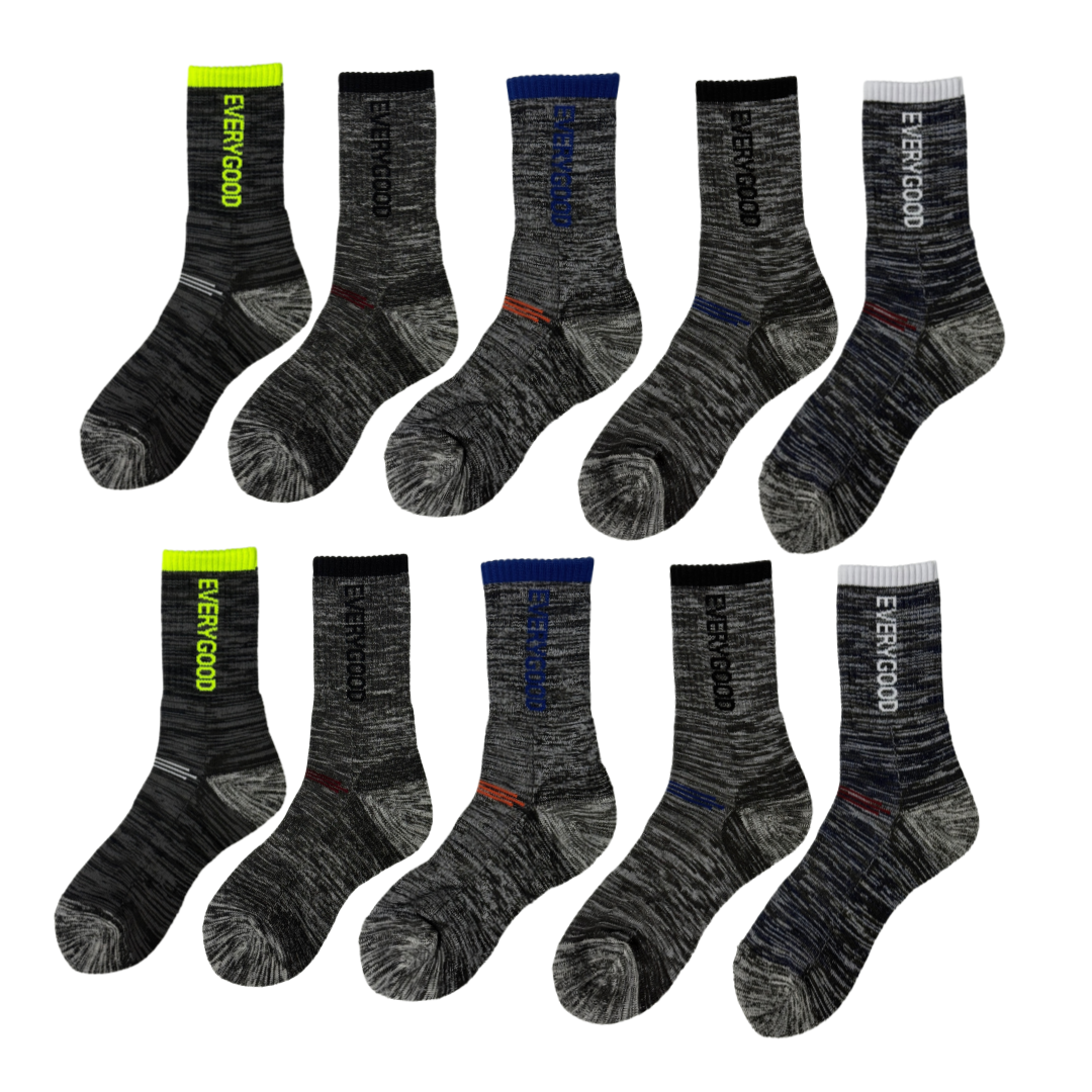 에브리굿 멀티 스포츠 아웃도어 이중쿠션 장목 남성 양말 22,900원