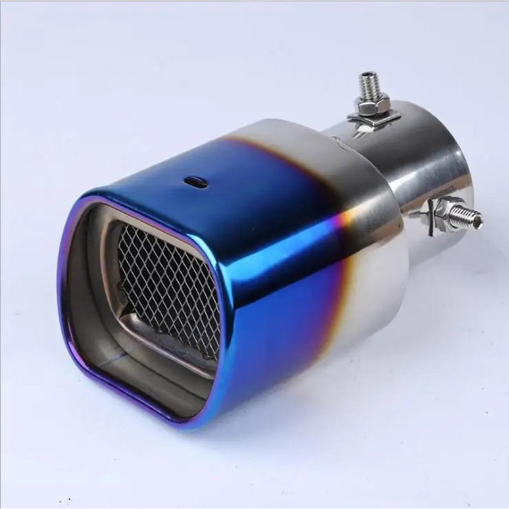 배기 머플러 튜닝 범용 자동차 스퀘어 팁 스테인레스 스틸 파이프 크롬 트림 개조 리어 테일 스로트 라이너 19,100원