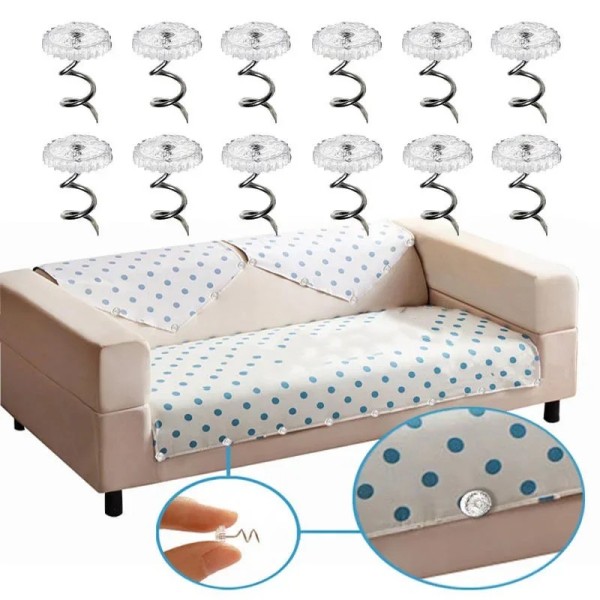 자동차 천장 처침 헤드라이너 고정 핀 헤드라이닝 천 수리 나사 트럭 스테인리스강 원형 키트 인테리어 홈 투명 내구성 15x10mm 60 개 15,300원