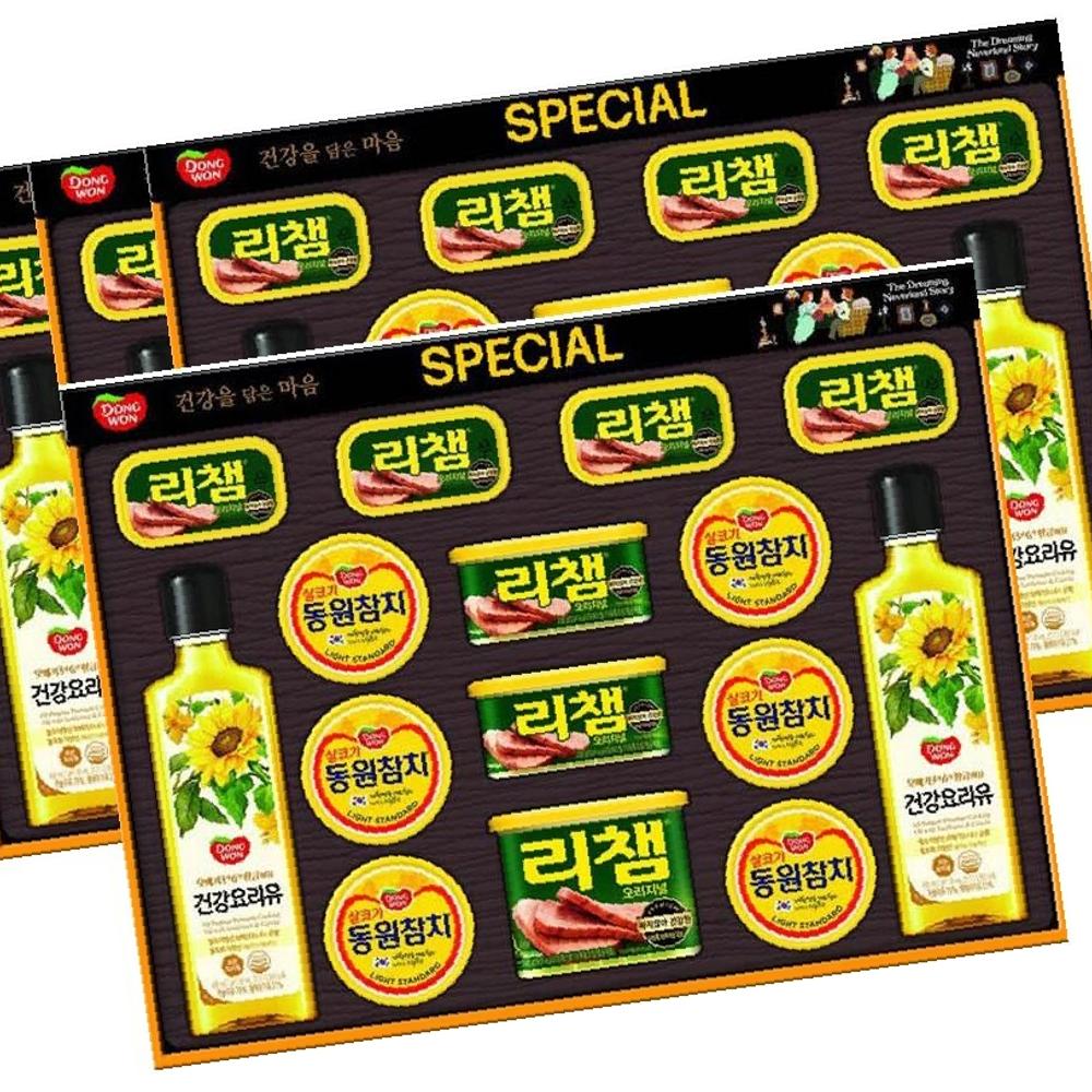 LW 동원 스페셜 39호 4세트입 참치 요리유 카놀라유 햄 명절 설날 추석 선물세트 설날 명절 구정선물세트 어르신 부모님 거래처 단체 대량 MD2026-TRC001 284,700원