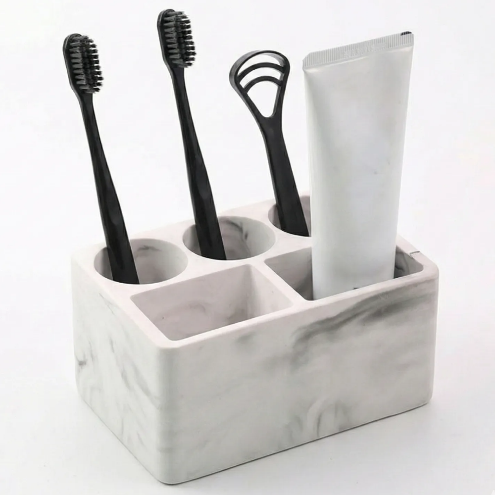 픽앤굿 3초흡수 물기순삭 규조토 칫솔꽂이, 1개, 화이트 11,900원