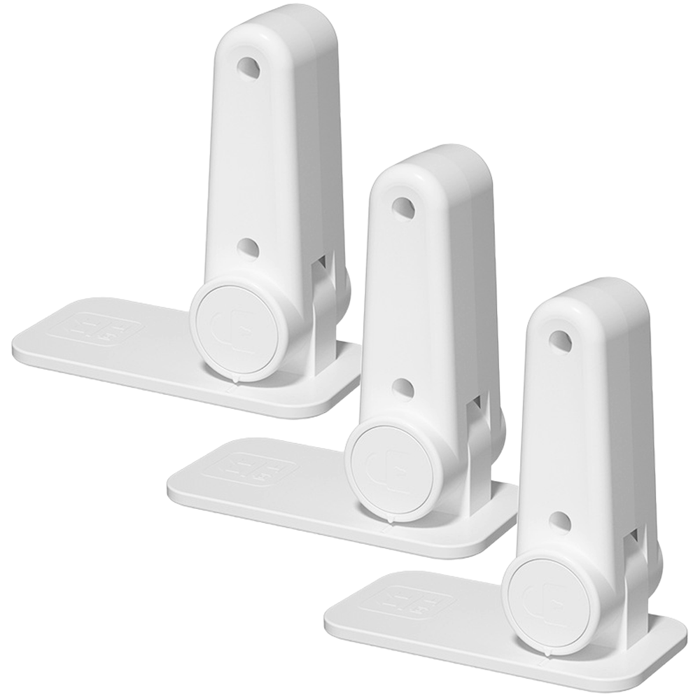 말랑베이비 무타공 문손잡이 열림 방지 안전 잠금, 크림화이트, 3세트 14,900원