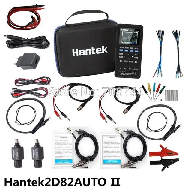 Hantek 디지털 자동차 오실로스코프 멀티미터 신호원 진단 2 채널 250MSa/S 80MHz 2D82 2D82AUTO 471,100원