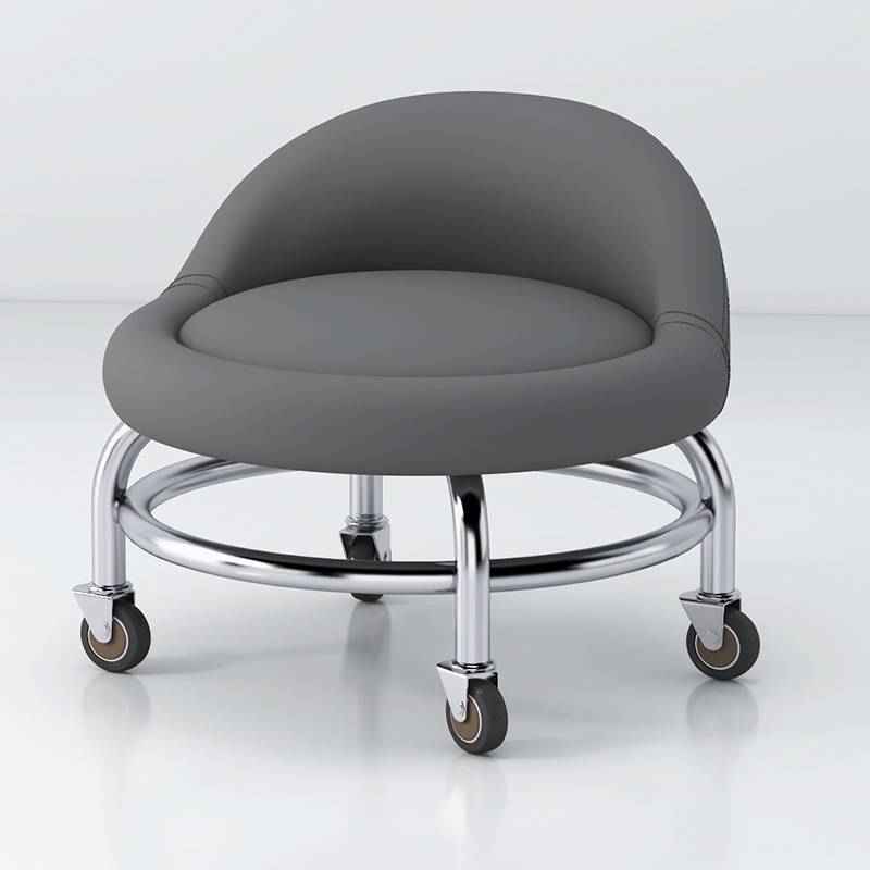 우이지아 튤립형 소음방지 다용도 앉은뱅이 바퀴의자, 그레이 33,500원