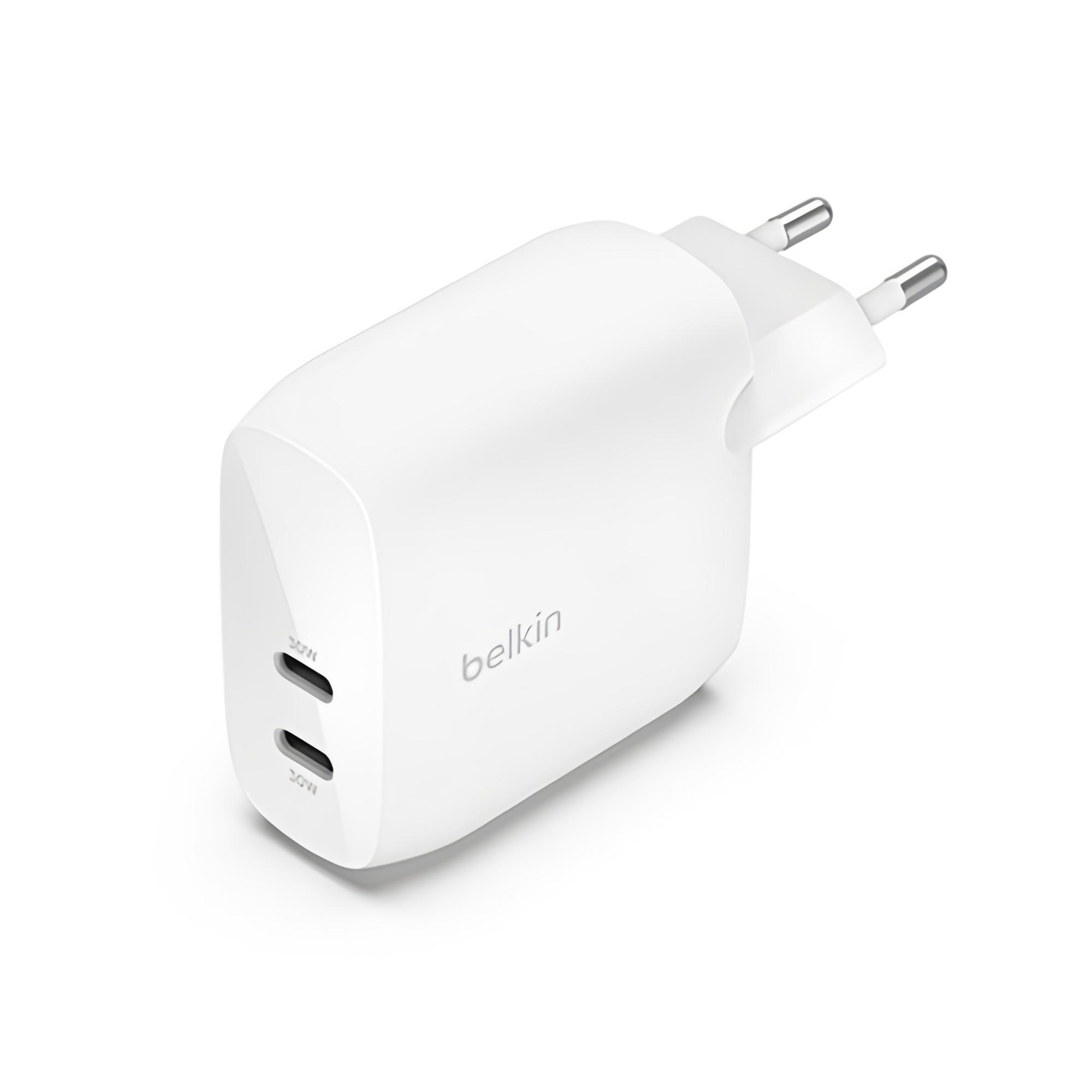 벨킨 60W 듀얼 USB-C PPS 가정용 충전기 WCB010krWH, 화이트, 1개 49,900원