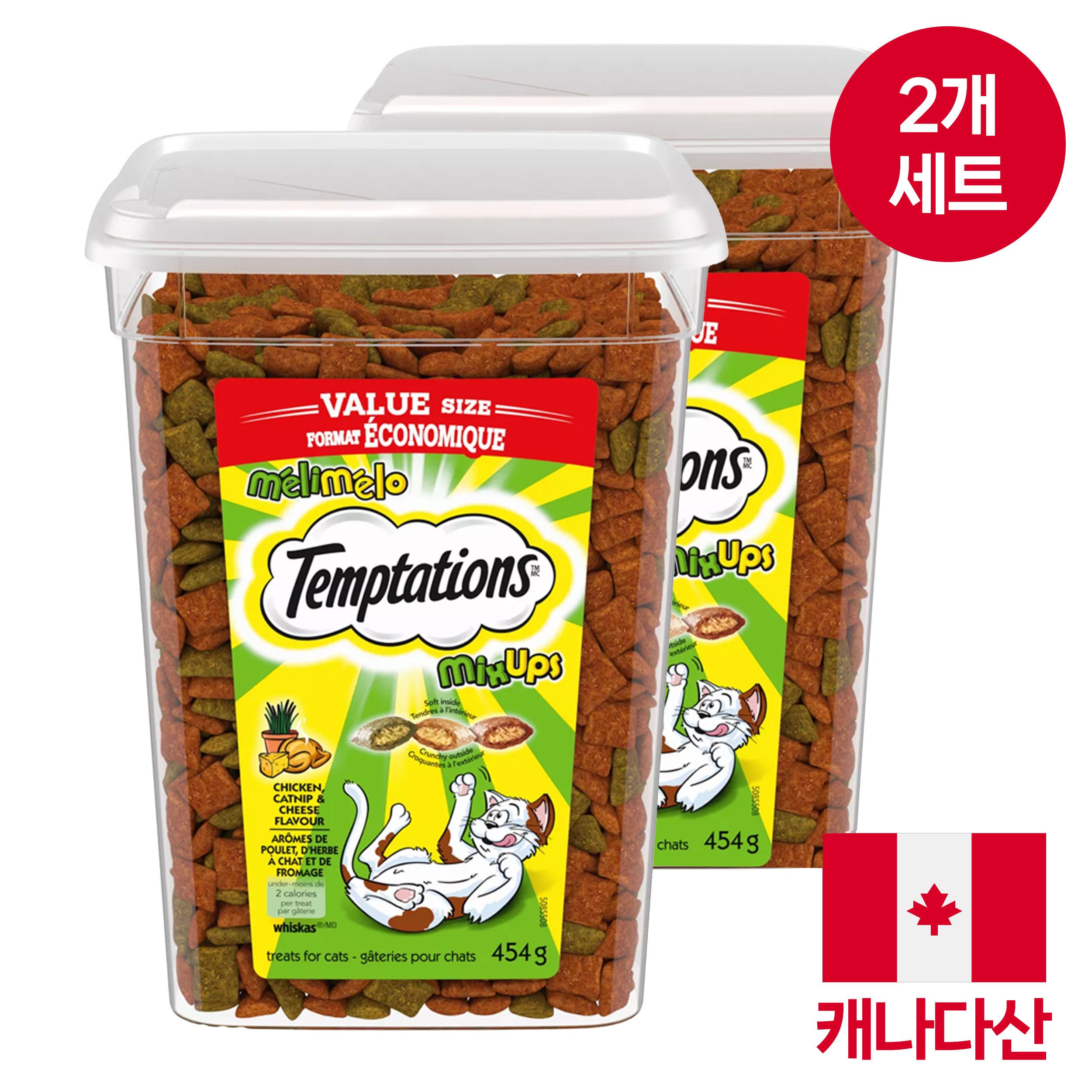 템테이션 캐나다산 고양이 간식 대용량, 454g 41,900원