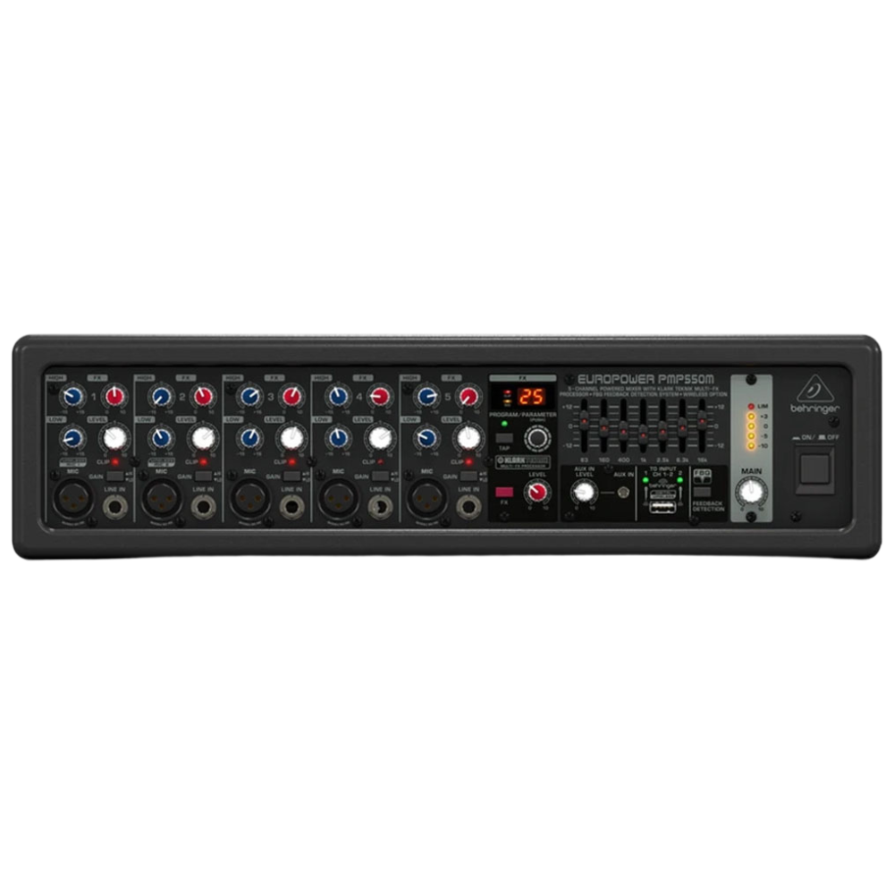 BEHRINGER PMP550M / 파워드 믹서 / 5ch / 500W / 앰프내장 믹서 / PMP-550M / 베링거 / PMP560 M / 행사용 / 공식수입/ PMP 550M 385,400원