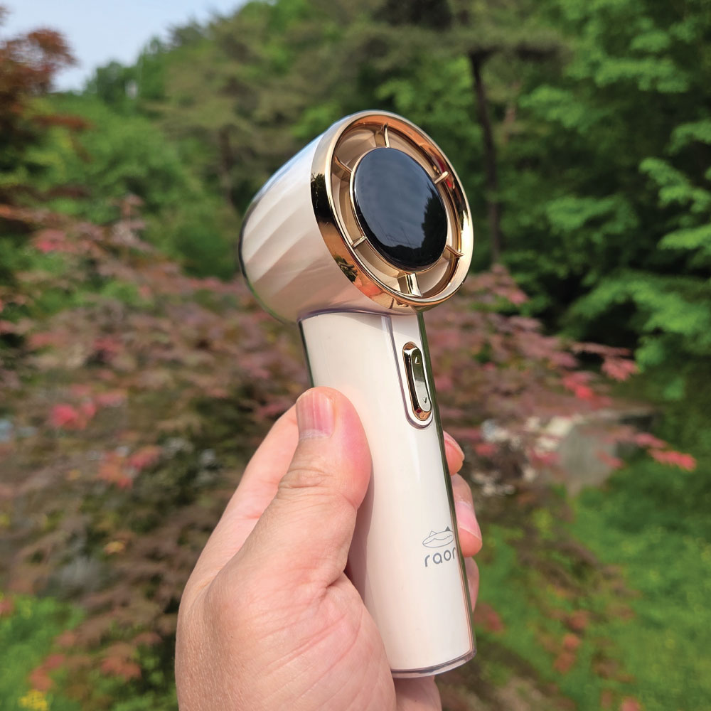 라온 럭셜 선풍기 무선 휴대용 손선풍기 초강력 손풍기 100단 고급 BLDC모터 베이지 야구장, 콘서트장 필수템 27,660원