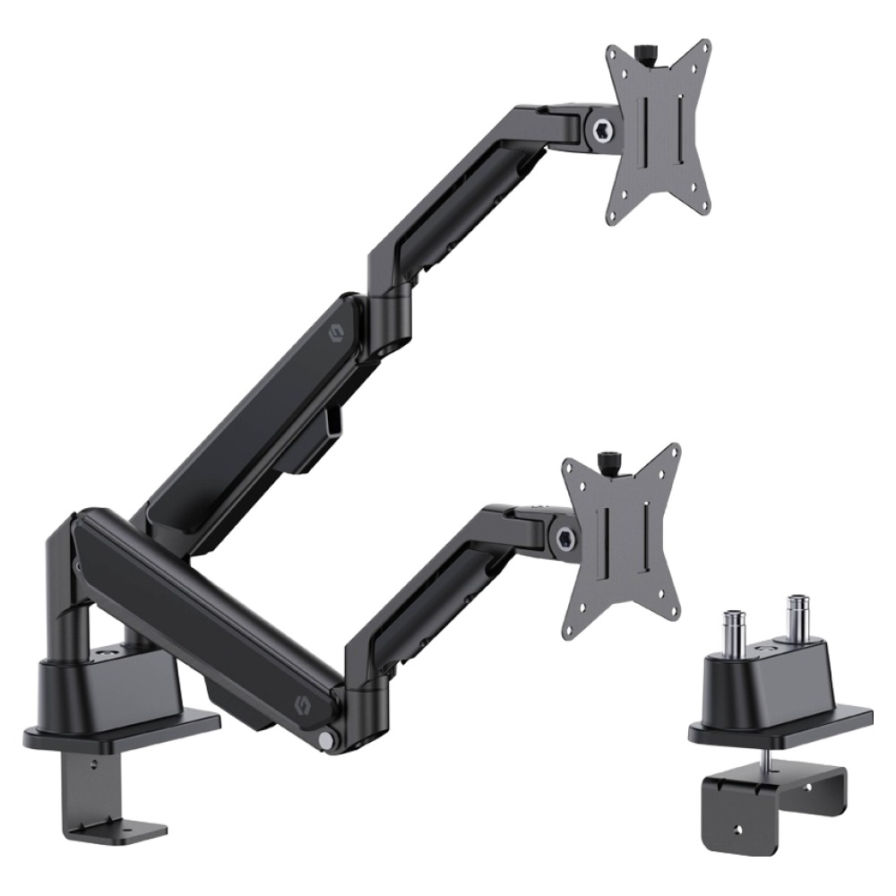 루나랩 스냅 듀얼 모니터암, 블랙, 1개 78,000원