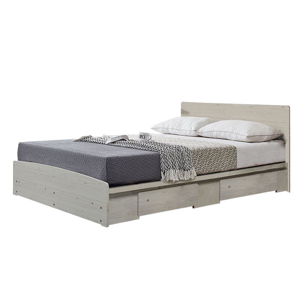 브라보가구 프로스 평상형서랍침대 Q+프리미엄 CL라텍스 독립매트 354,900원