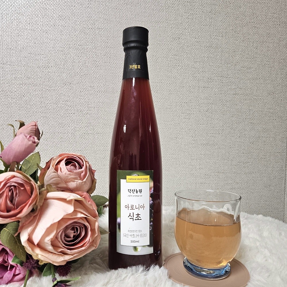 아로니아식초(3년이상) 덕산농원 천연발효식초 수제식초 국산 원액100%(유리병) 26,000원