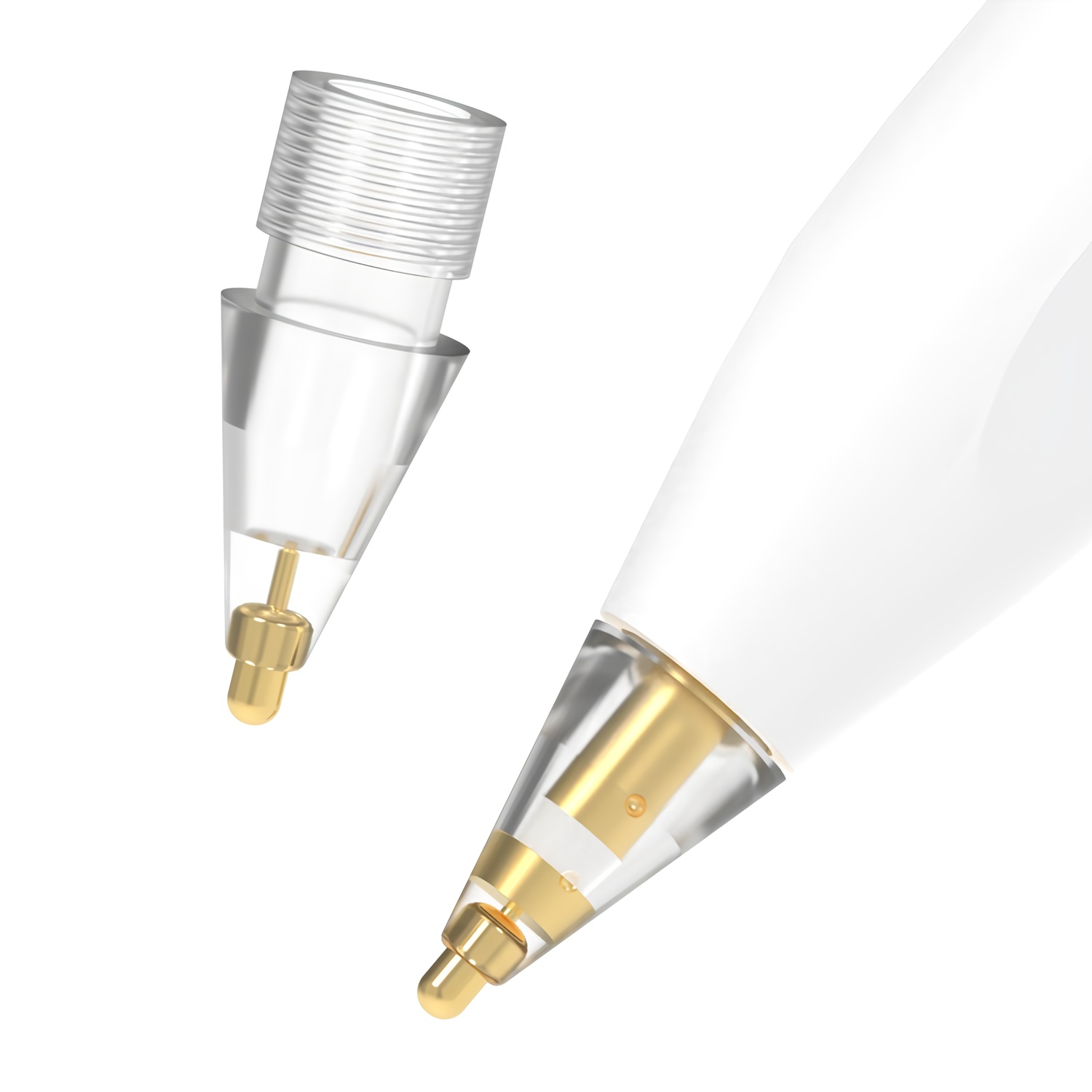 로랜텍 애플펜슬 펜촉 호환 반영구 메탈 샤프 팁스 프로 2세대 1세대, 반투명, 2개 9,680원