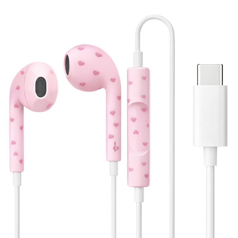 TF7 고음질 오픈형 C 타입 유선 이어폰 통화 마이크 볼륨조절 리모컨 내장형, 핑크, TF7H03 22,000원