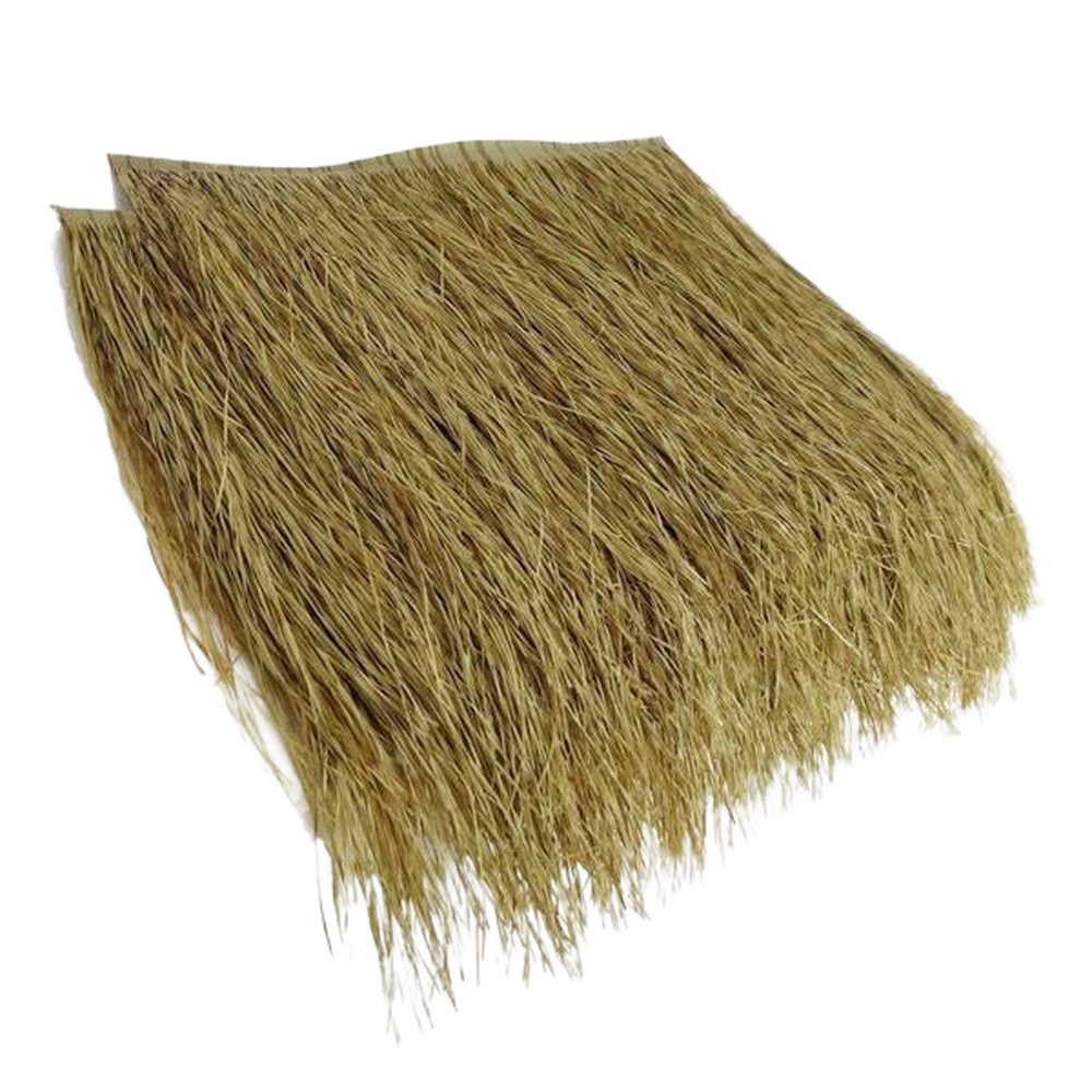 자재 초가채 인조 야자수 휴양지 짚 볏짚 볏짚매트 울타리 10m 불연성 옐로우 인공 장식 지푸라기 초가집 44,280원