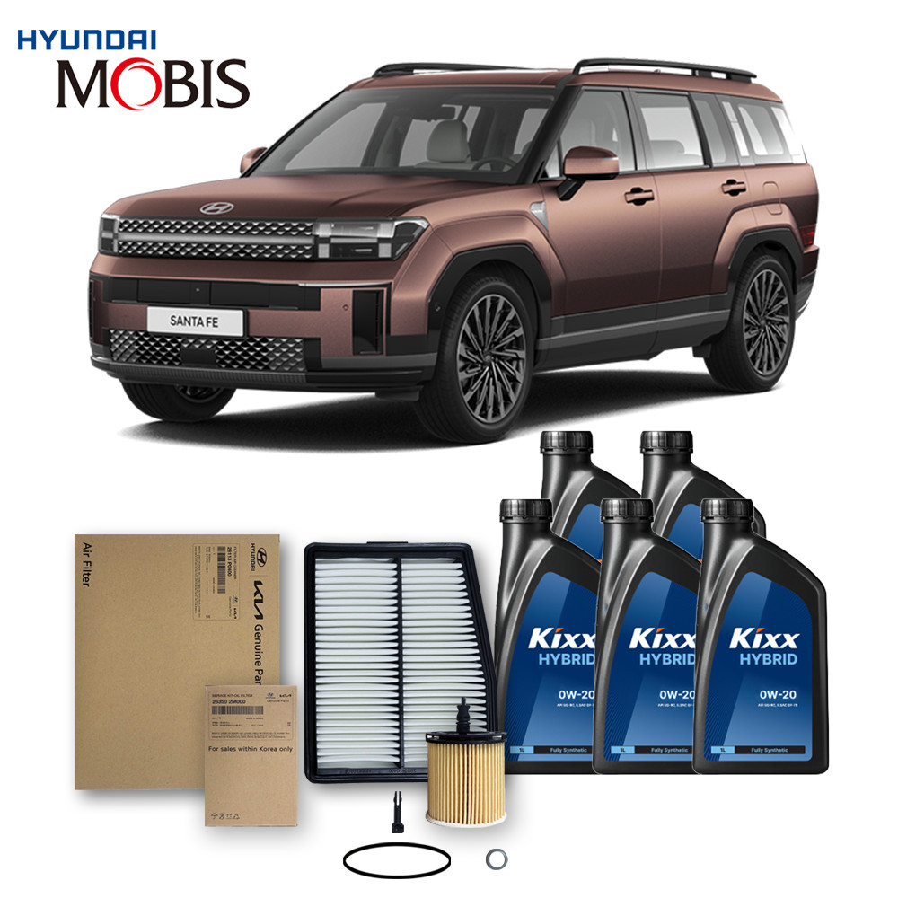 디올뉴 싼타페 MX5 하이브리드 (23-26년식) 킥스합성유+순정필터세트 0W20 64,210원