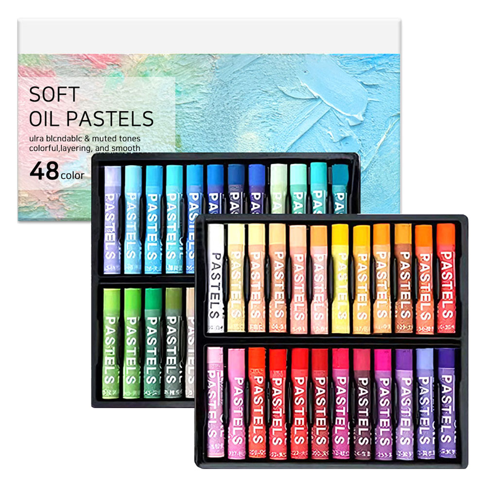 문구담 미술 소프트 오일파스텔, 1세트, 48색 6,340원