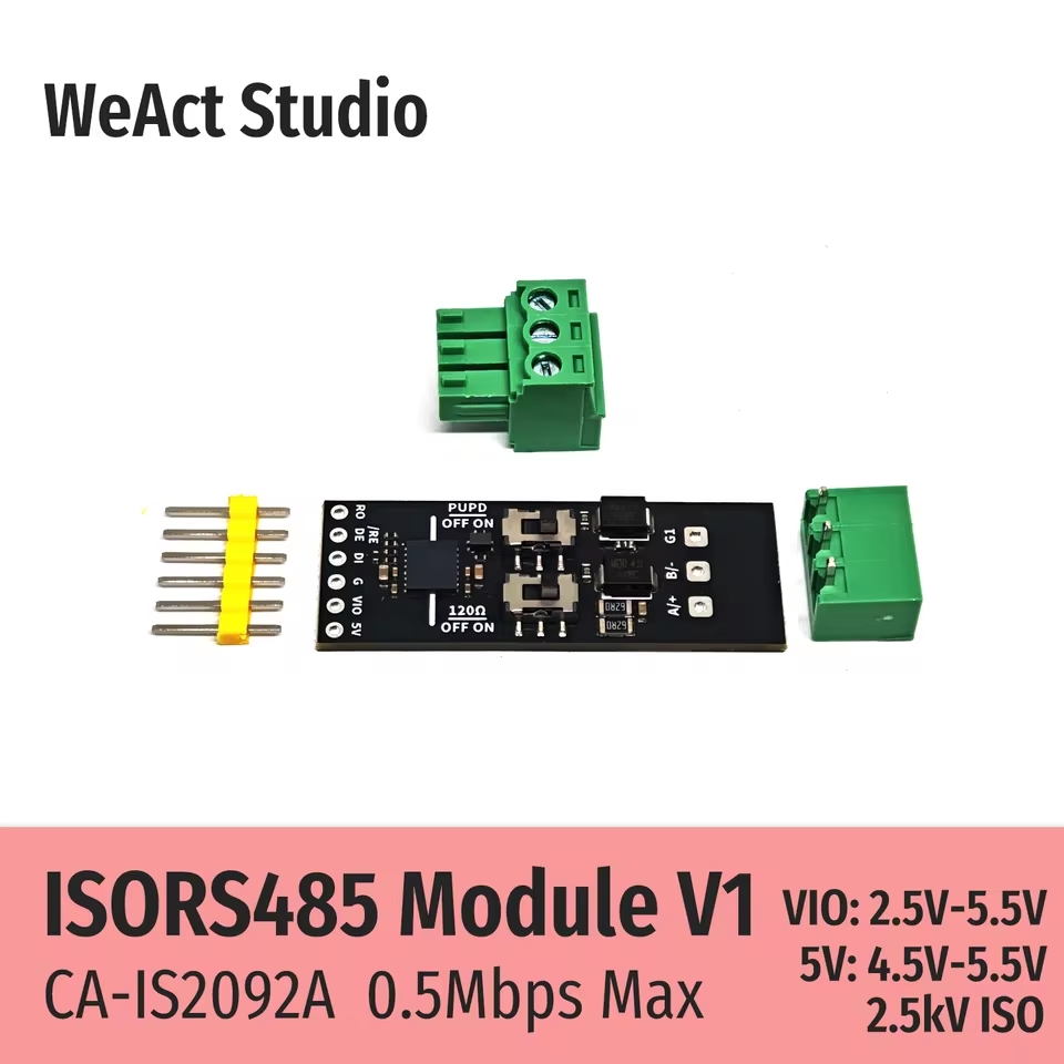 WeAct ISORS485 절연 RS485 모듈 CA-IS2092A UART 변환, 4개, 현재가 25,000원