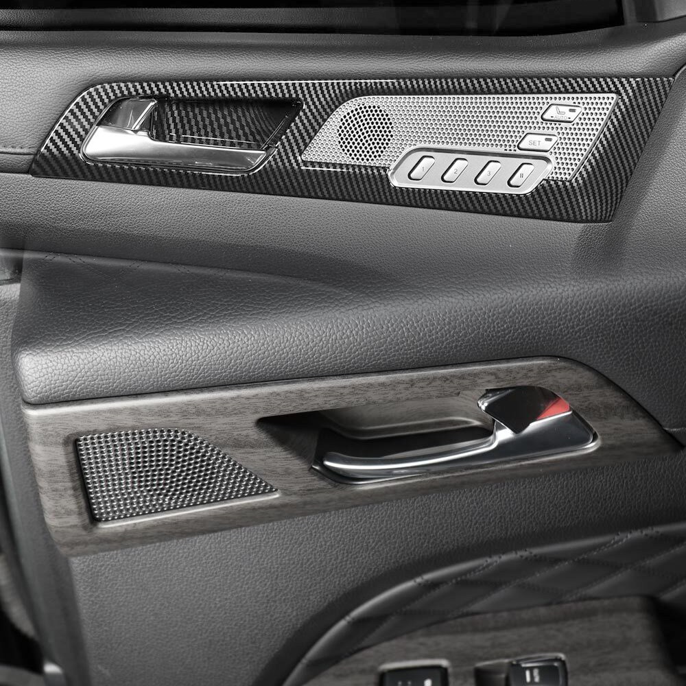 더블랙 호환 렉스턴 스포츠 스포츠 칸 실내 튜닝 용품 도어 프레임 커버 카본 우드 몰딩 45,000원