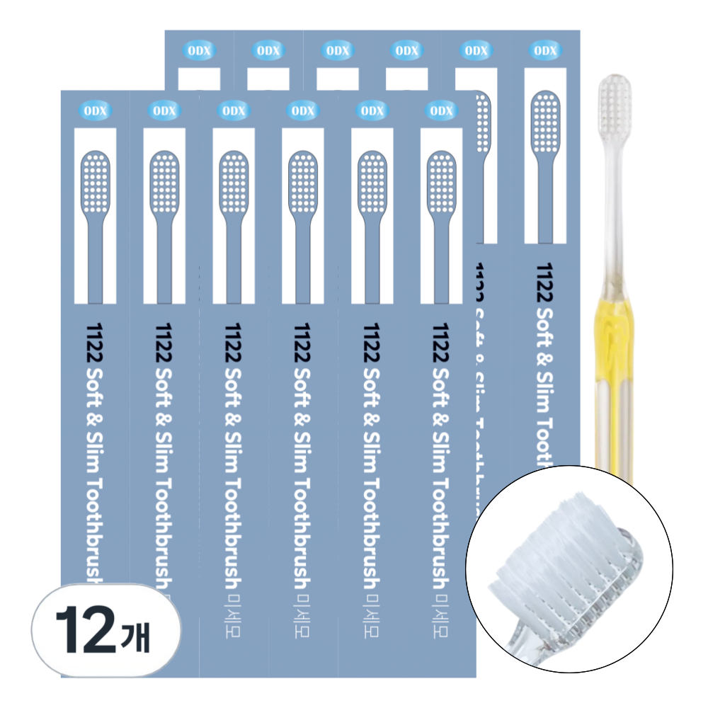 ODX 오디엑스 치과칫솔 1122 부드러운 미세모 고급형 칫솔 12,800원
