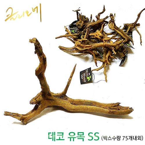 데코유목 1개 랜덤(SS/15-20cm) / 수초꾸미기 수초디스플레이 자연유목 잔뿌리 2,500원