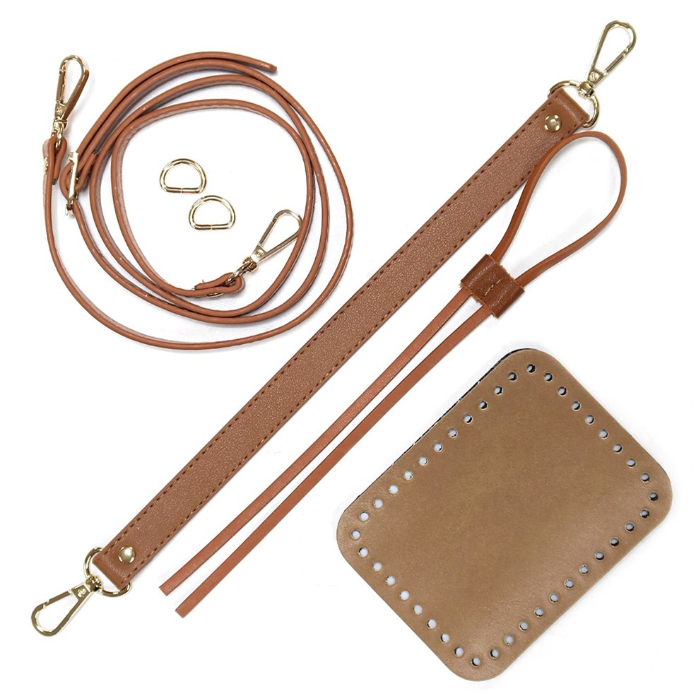 미니 복조리 부자재 올인원 가죽공예 DIY 패키지, 1세트, 카멜 16,000원