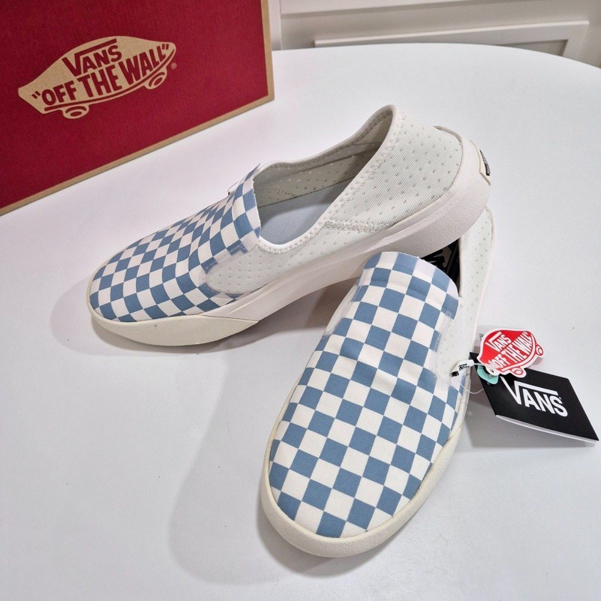 *국내 매장 정품* 반스 남성 발편한 슬립온 컴피쿠시 원 블루:마쉬멜로우 (국산 쫀쫀이 양말 사은품 증정) 39,000원