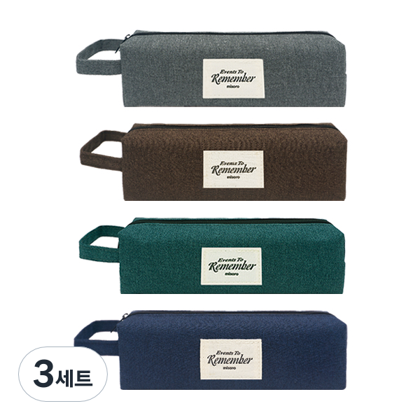미소로 3500 손잡이 봉제필통 2264 4종 세트 37,620원