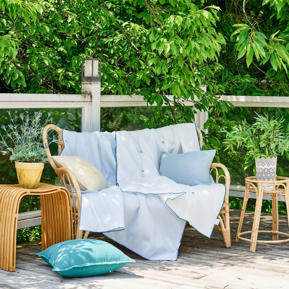 루마인홈 듀라론 시어서커 리플 냉감 여름 낮잠이불 2P 47,000원