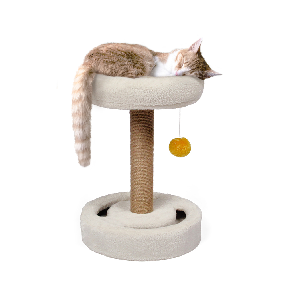 펫샵 미니 토이박스 캣타워 스크래쳐, 베이지, 1개 14,900원