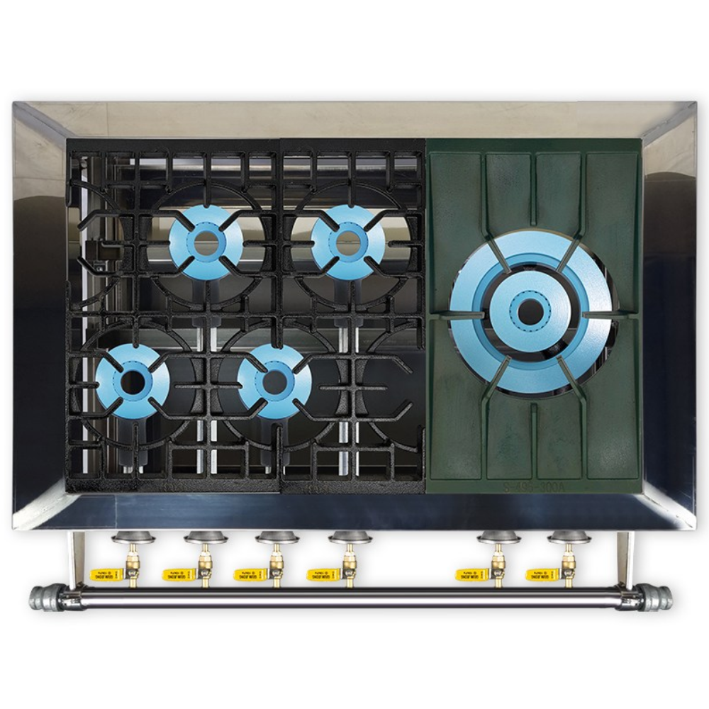 오즈테크 업소용가스렌지 원형+일반상판 900렌지 21-14화구 2세대 세라믹 간택기 간데기, LNG, 높은/0.8t 525,200원