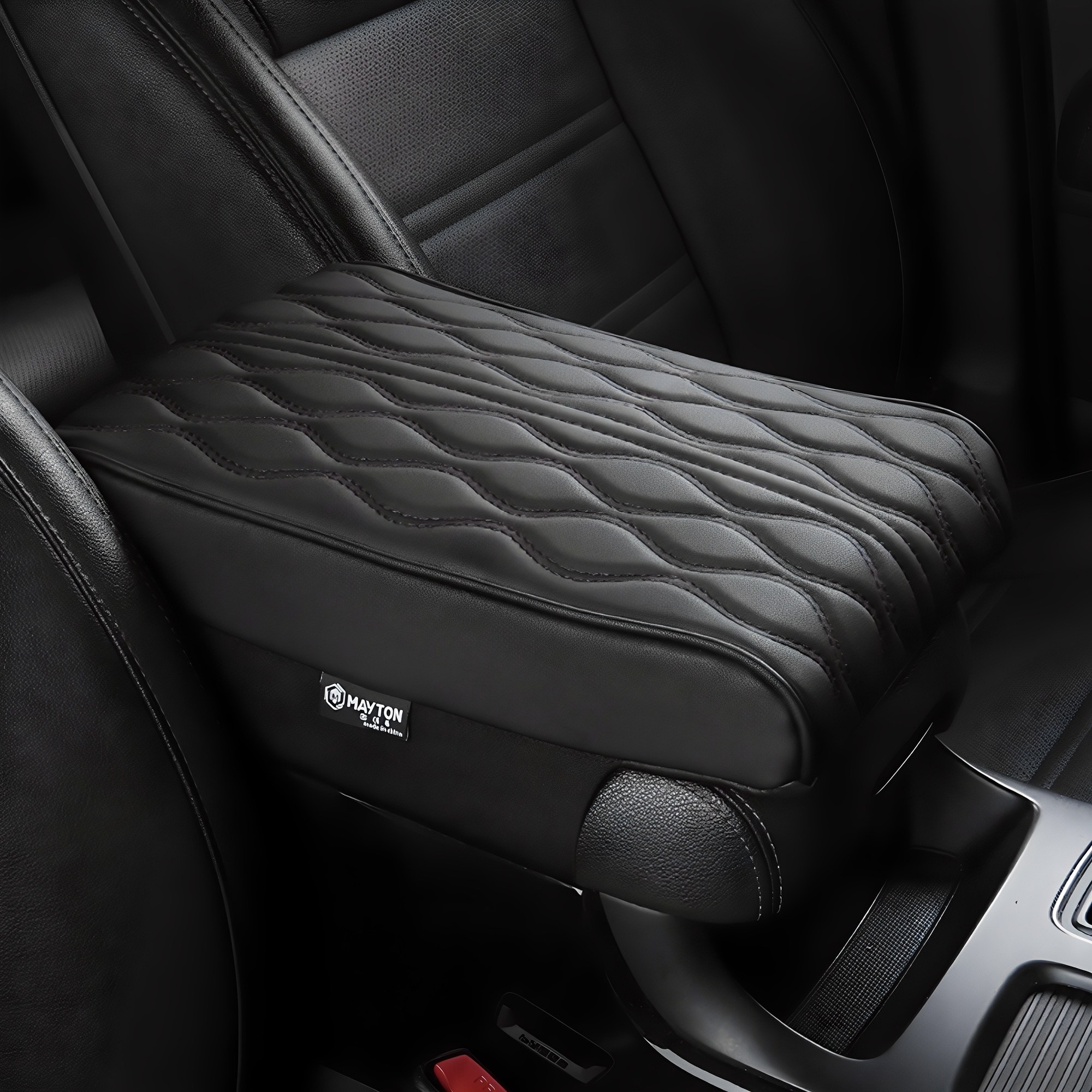 메이튼 차량용 팔걸이 프리미엄 콘솔쿠션 메모리폼, 블랙, 1개 17,900원