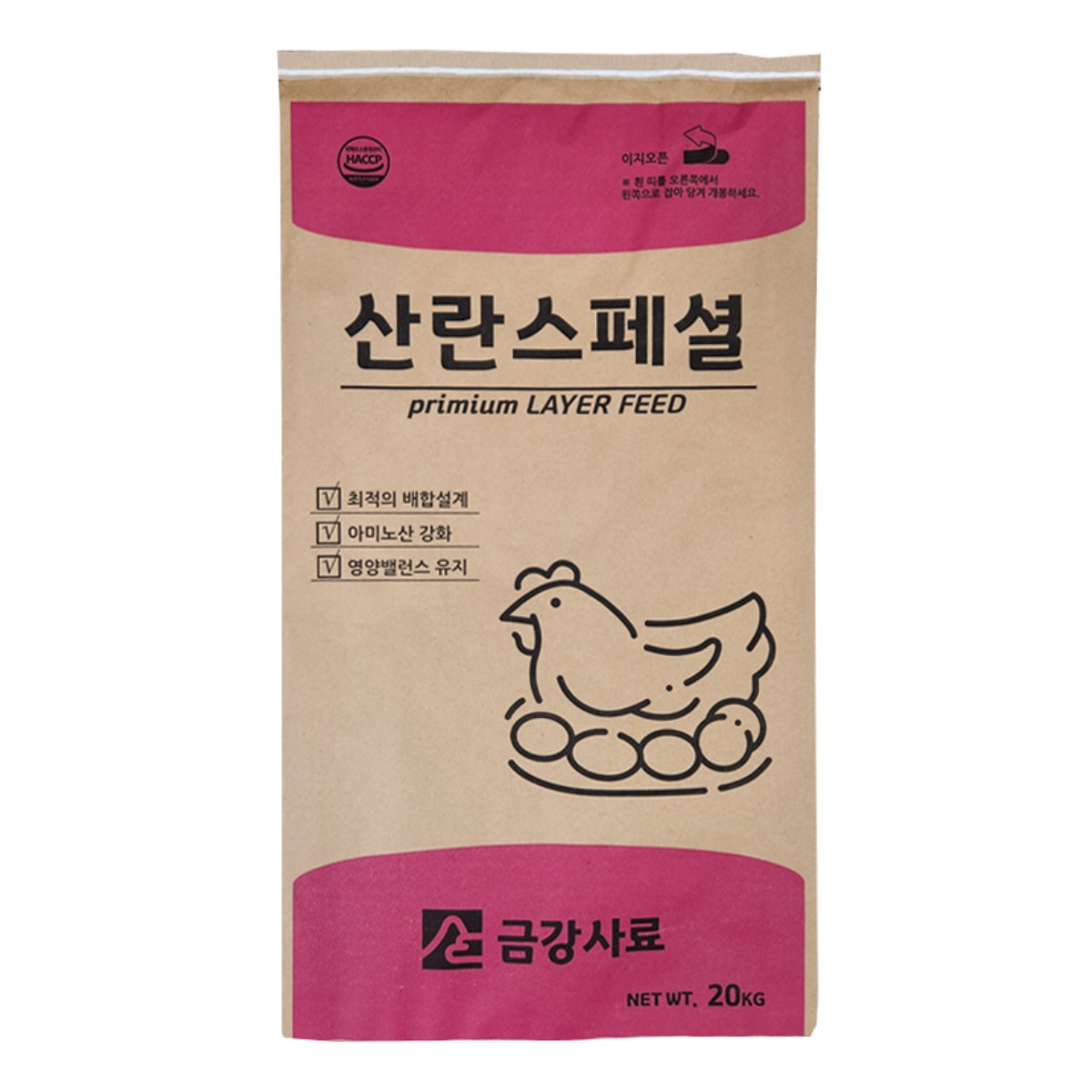 금강사료 산란스페셜 사료 산란 닭모이 산란닭 20kg 18,900원