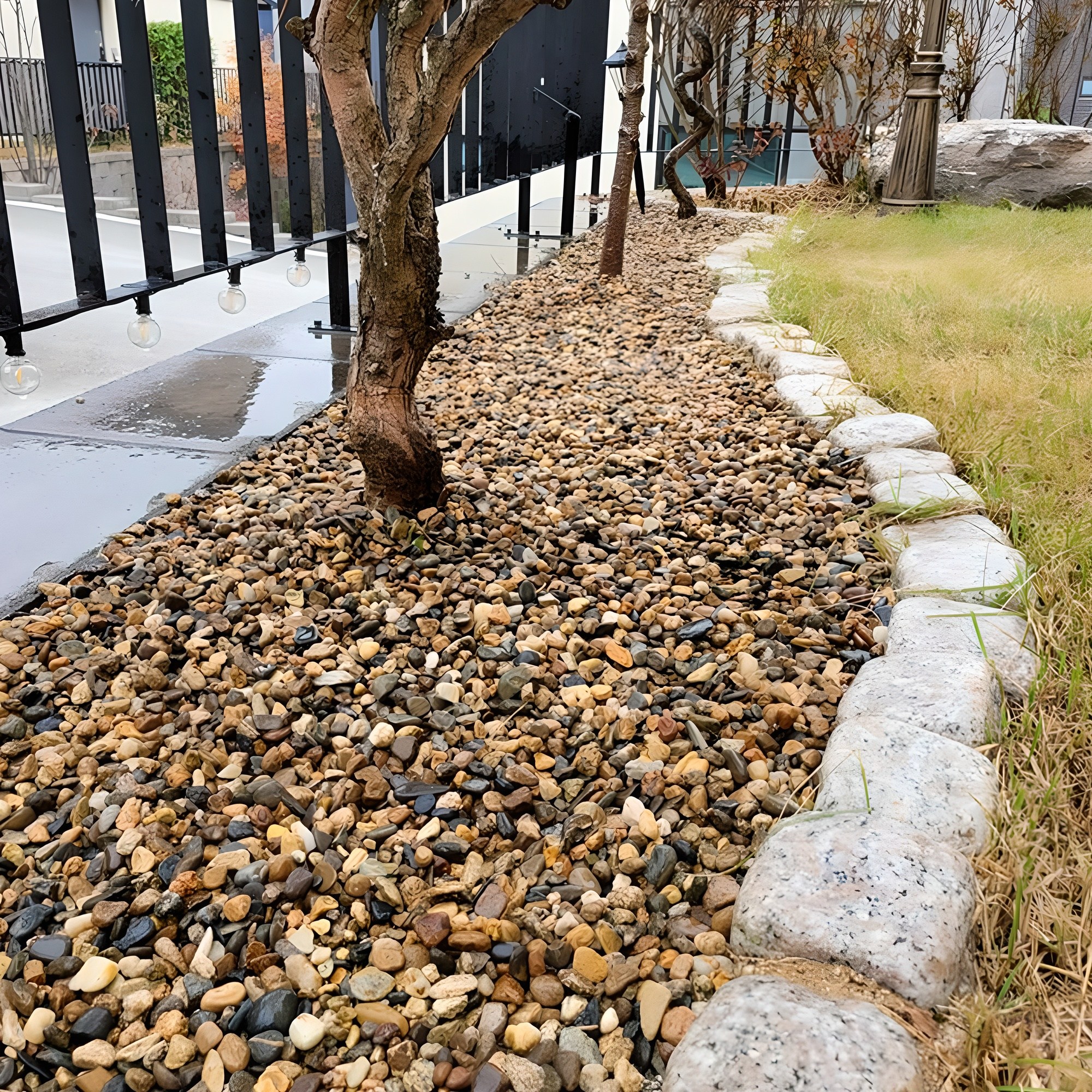 15mm이하 강자갈 18kg 전원주택 정원 마당 화단 자갈 화분 인테리어 조경용 콩자갈 조약돌 자연석 자갈돌 9,450원