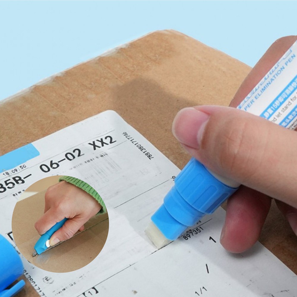 샵버스 한방 송장지우개, 1개, 흰색 7,000원