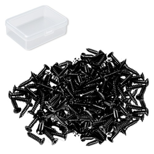 OON 접시머리 탄소강 니켈 도금 십자 나사 블랙 300p, 1개 5,900원