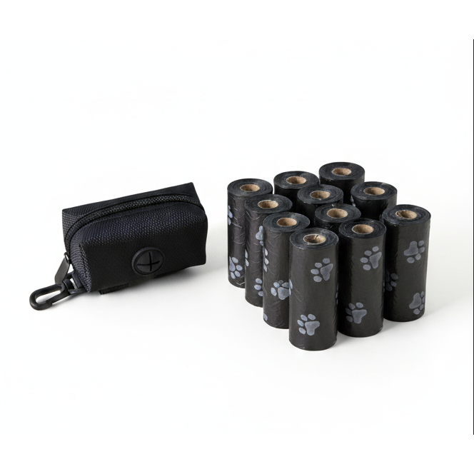 포브즈 애견 휴대용 튼튼 배변케이스, 블랙, 1개, 10개입 14,900원