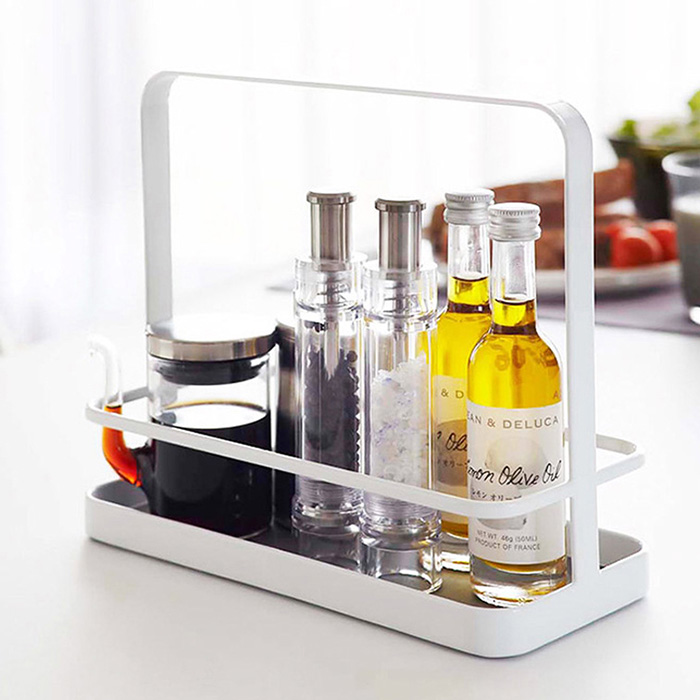하우쏠 주방정리 양념통 보관 소스 정리함, 화이트, 1개 11,500원