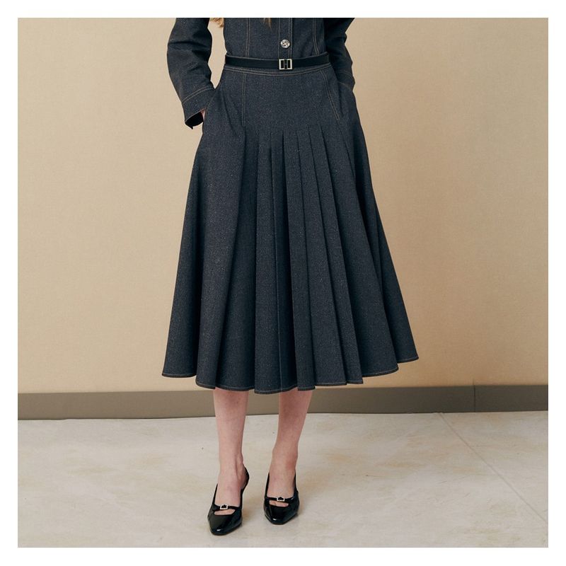 지고트 JR2A0SK351글리터 플리츠 스커트 449,000원