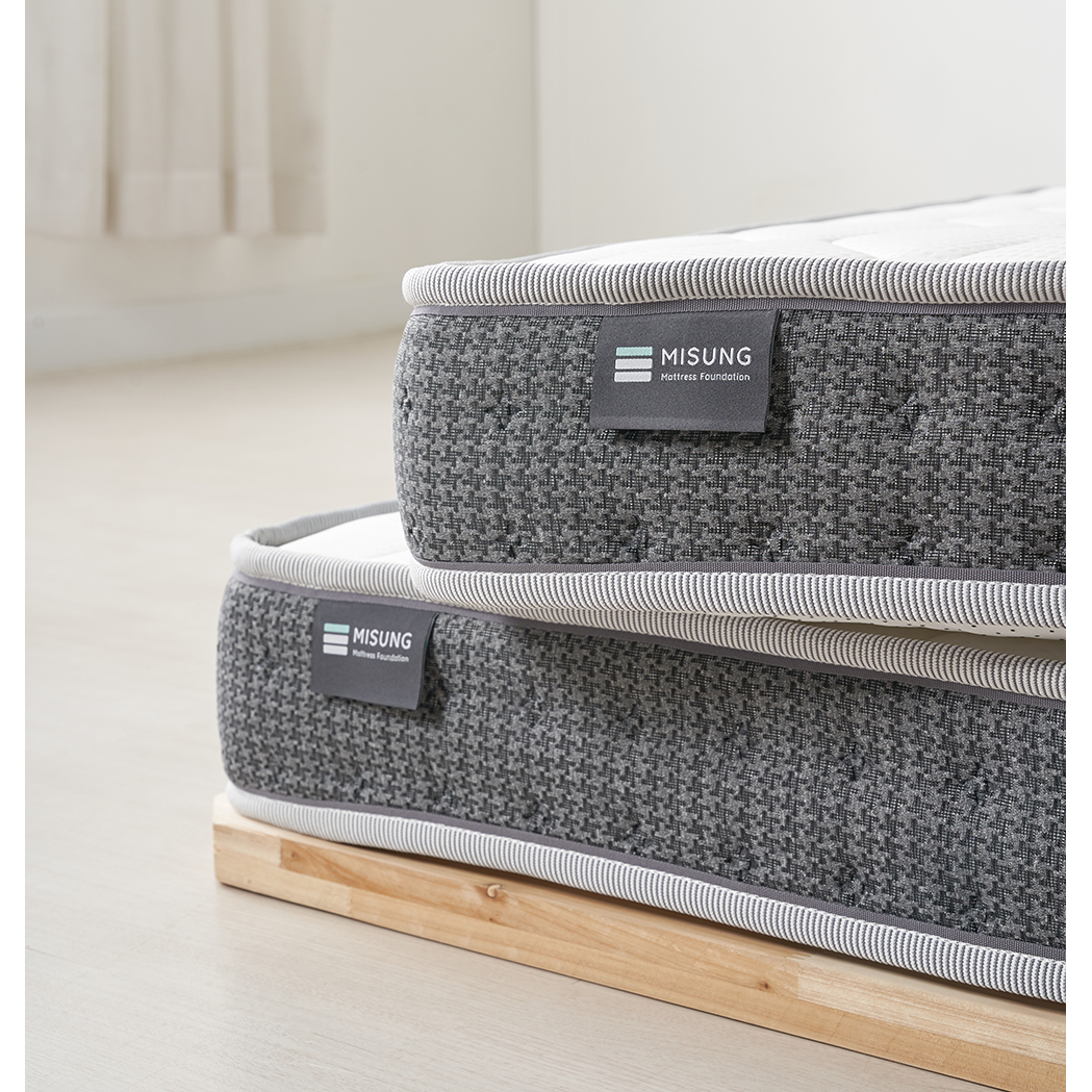 미성침대 슬림핏 본넬 스프링 매트리스 2층침대 원룸 복층 바닥 얇은 매트 싱글 슈퍼싱글 퀸, 12cm 93,000원