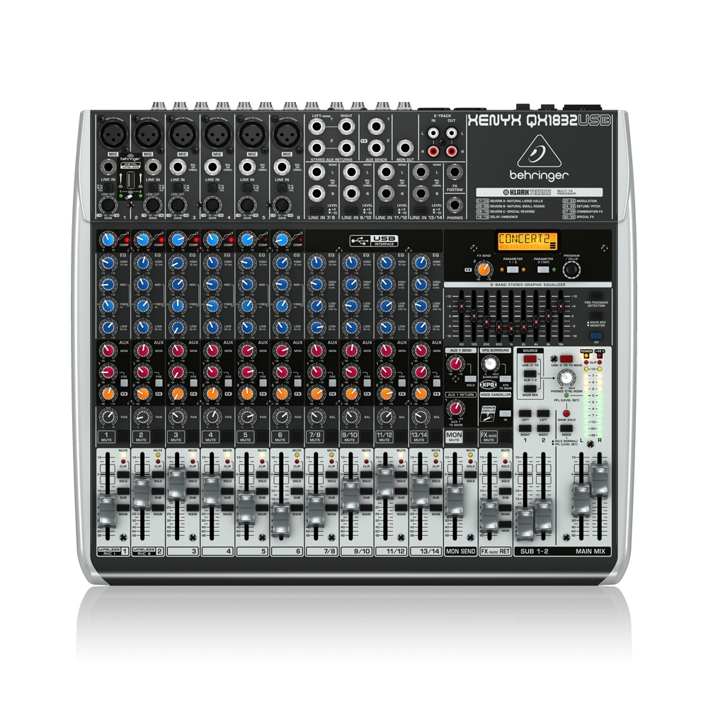배링거 XENYX 아날로그 믹서, QX1832USB 569,000원