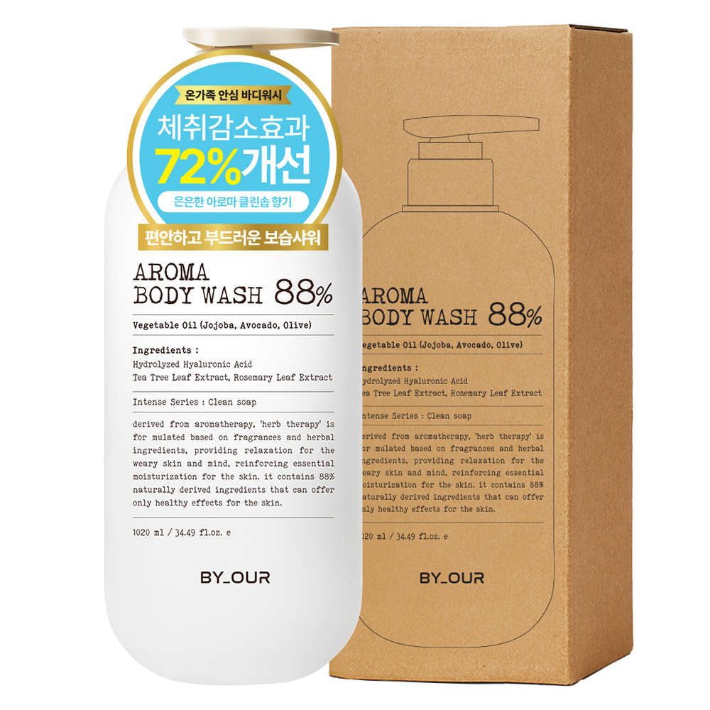 바이아우어 약산성 퍼퓸 아로마 바디워시 클린솝, 1.02L, 1개 12,900원