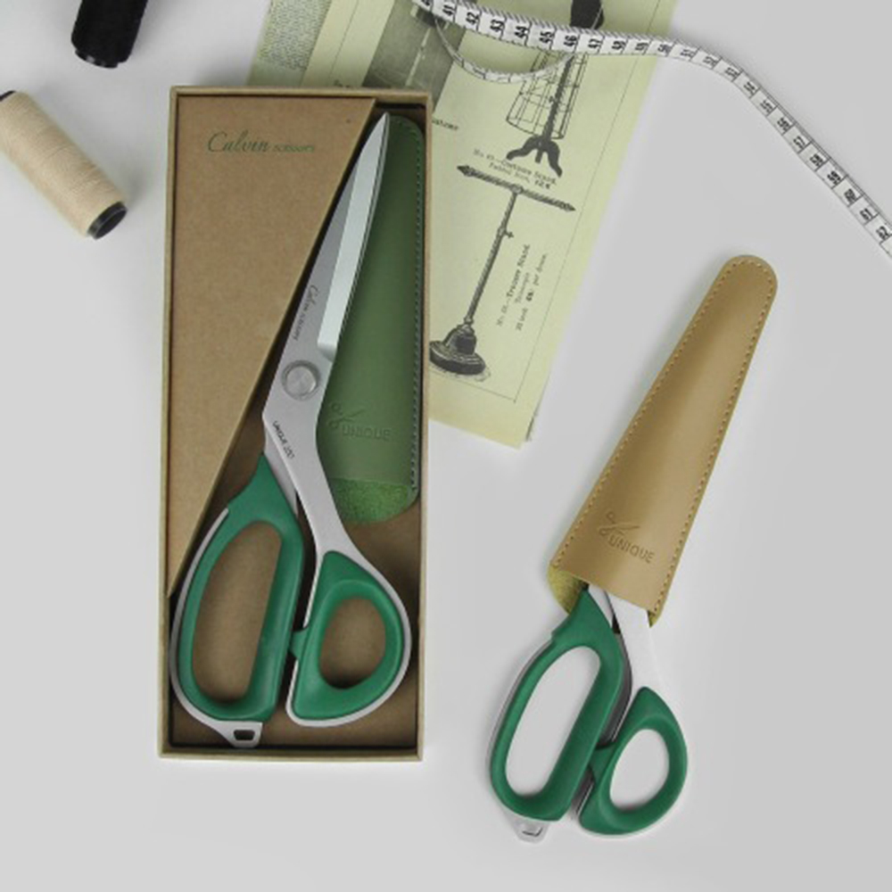 포에스 유니크 프리미엄 캘빈 재단가위+전용 가죽케이스 (양손가능), 1개 54,000원