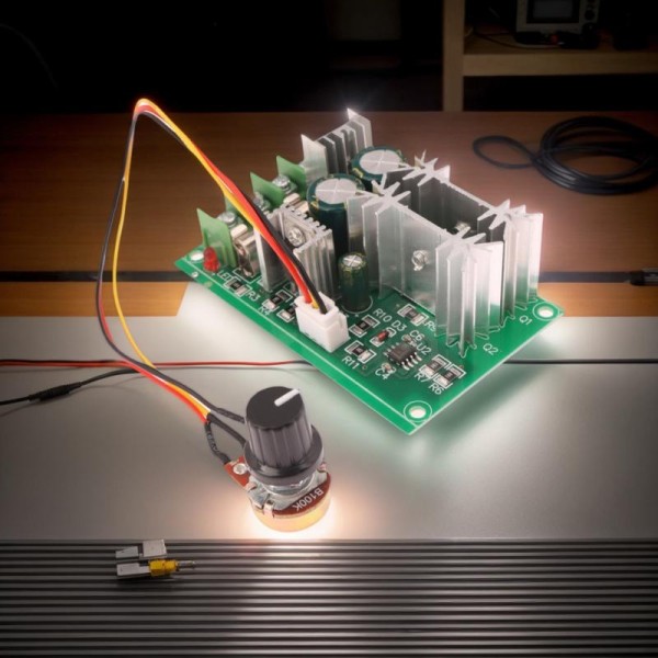 PWM 속도 컨트롤러 세트 - 20A 전류 조정기 DC10-60V, 12V 24V 36V 48V DC 모터 조절에 이상적 12,600원